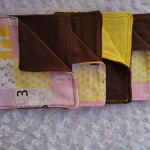 Handmade burp cloths